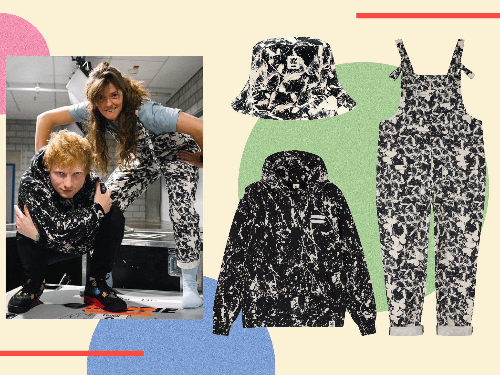 Ed Sheeran and Lucy & Yak launch clothing collection with dungarees, bucket  hats and more