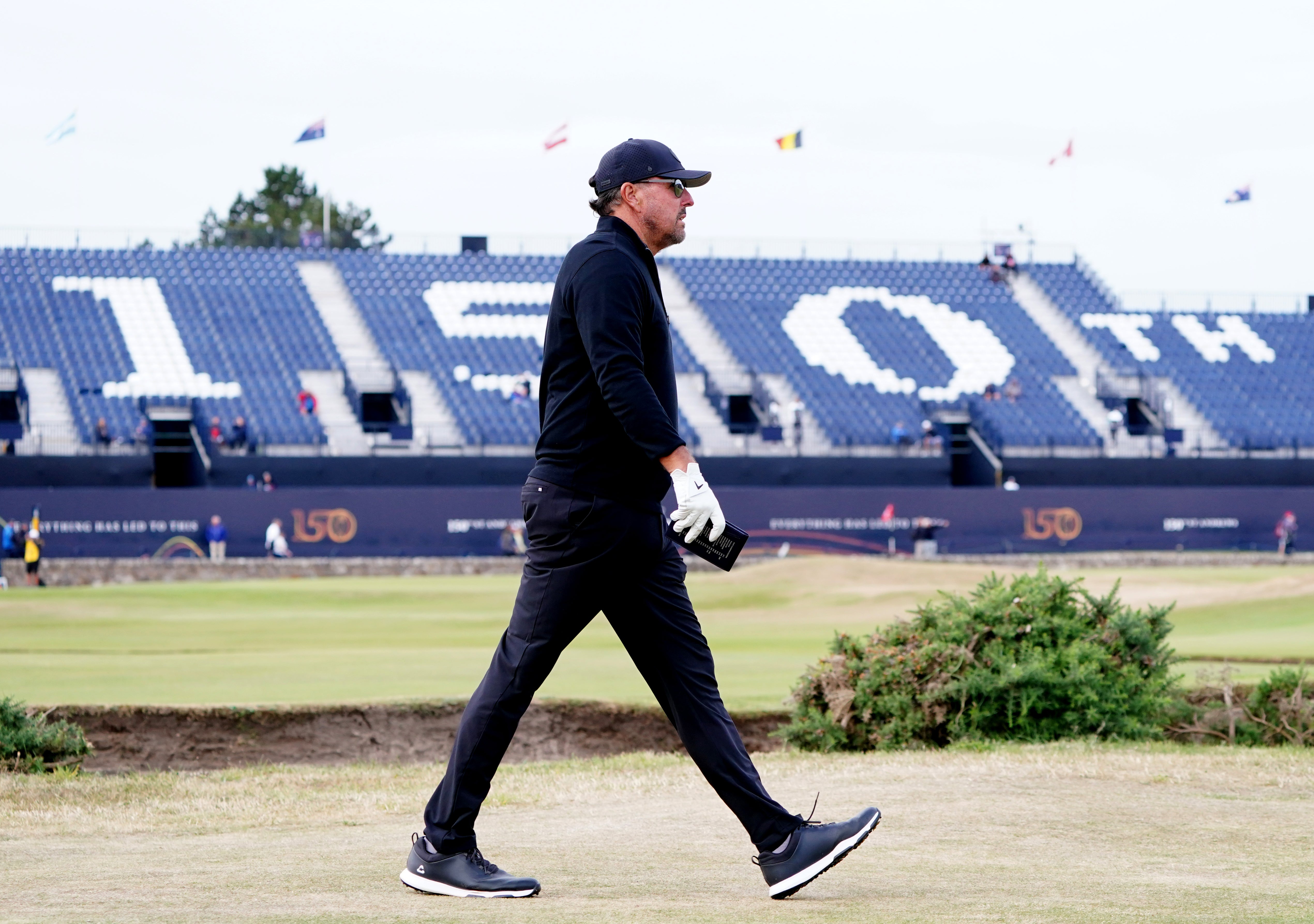 Phil Mickelson insisted not going to past champions’ events at St Andrews had not spoiled his Open week (Jane Barlow/PA)