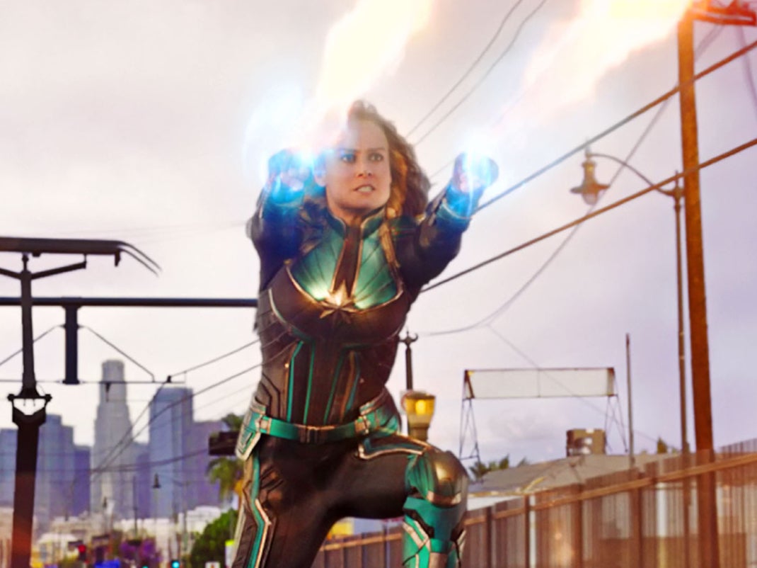 Brie Larson in ‘Captain Marvel'