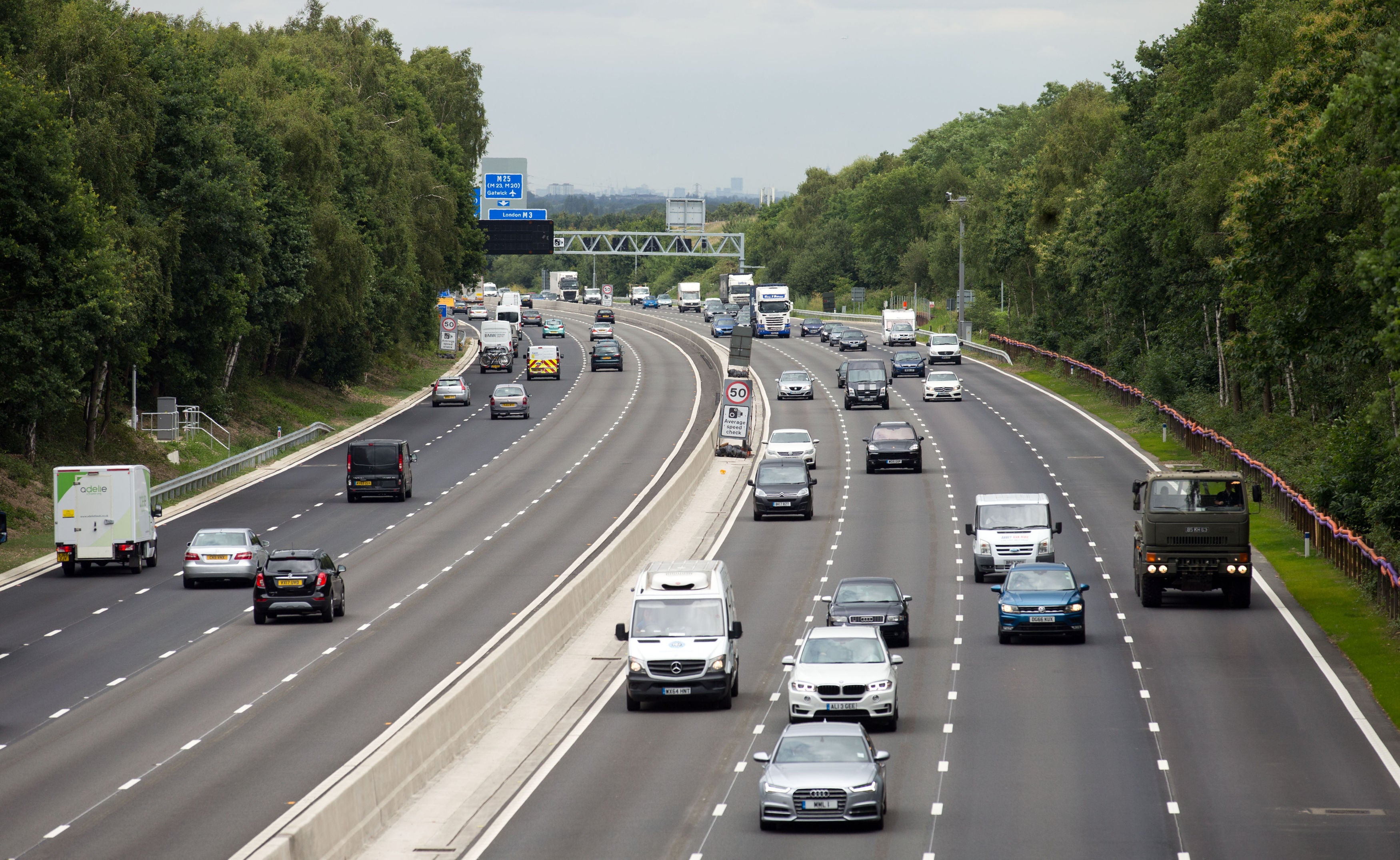Drivers who break down on some smart motorway stretches are not being reached by traffic officers within a target response time, a regulator has warned (Steve Parsons/PA)
