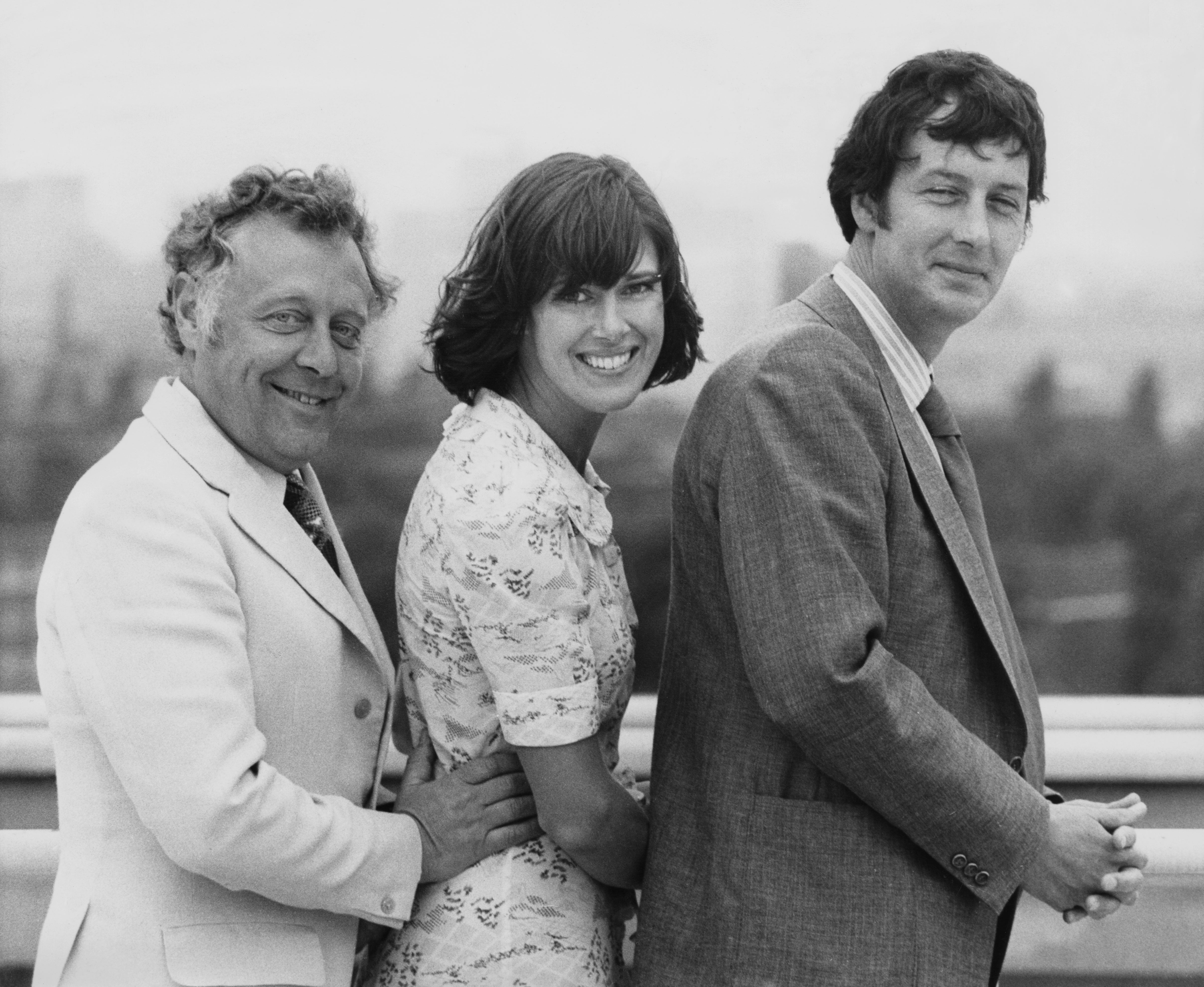 Susan Stranks with Michael Barratt (left) and Bob Wellings (right) on the BBC’s ‘Nationwide’ team in 1974