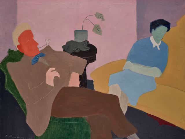 <p>Milton Avery, ‘Husband and Wife’, 1945</p>