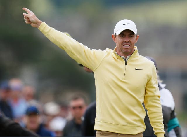 Rory McIlroy carded an opening 66 in the 150th Open Championship at St Andrews (David Davies/PA)