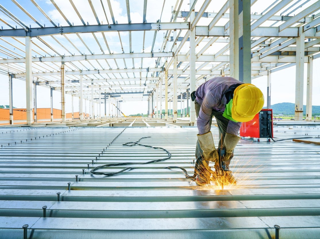 Welders can face temperatures of 50C as the work in the summer