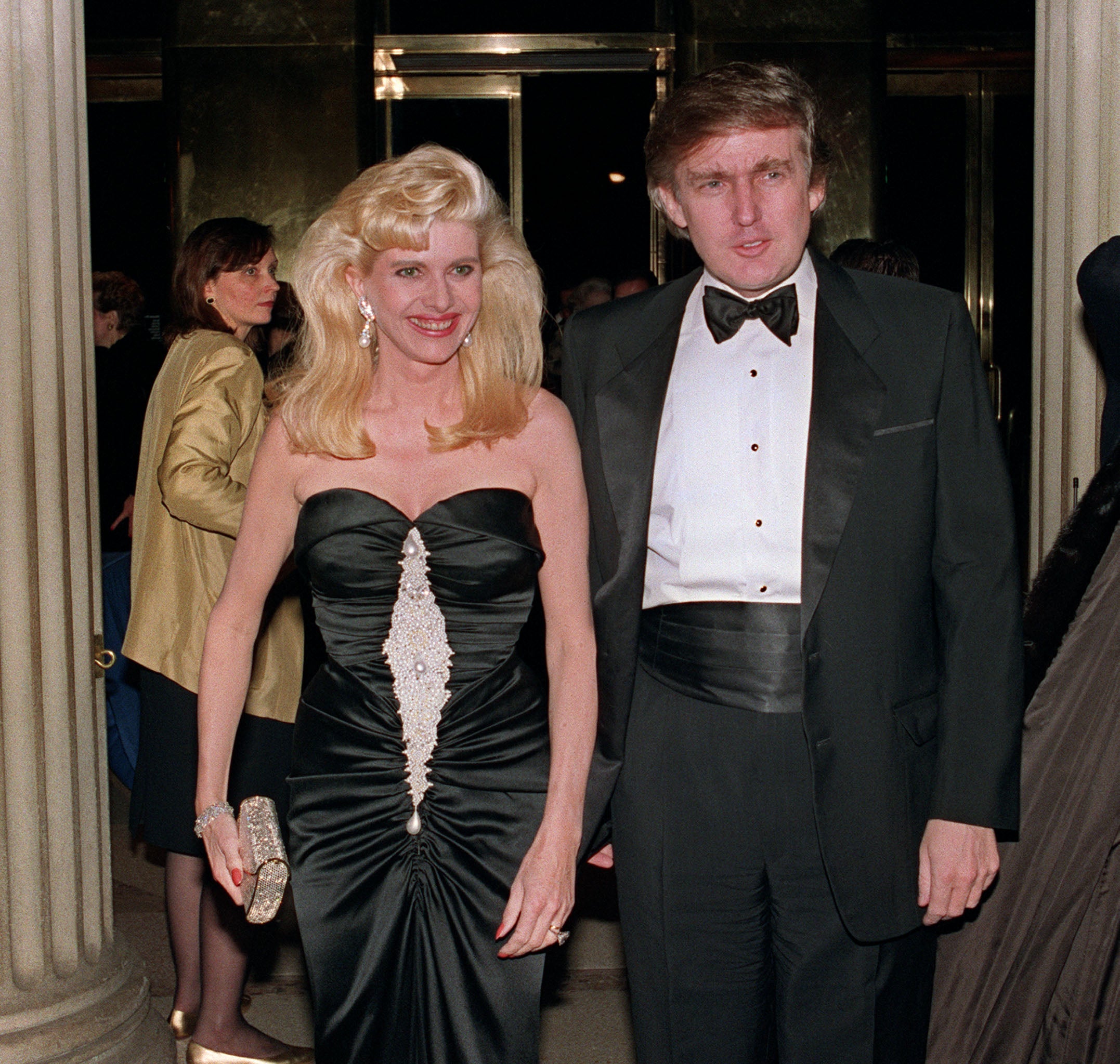 <p>Ivana y Donald siguieron en contacto tras su divorcio </p>