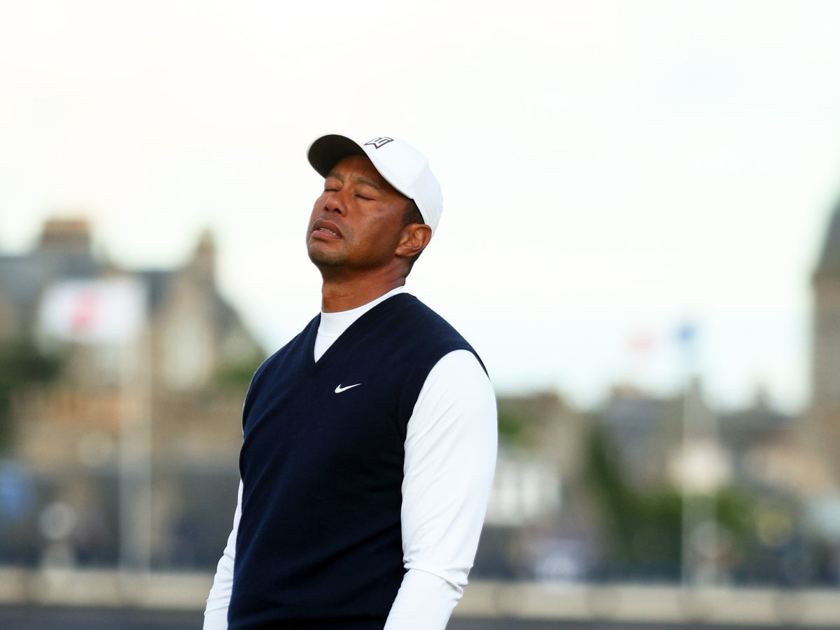 The Open 2022: Reality bites as Tiger Woods endures torrid opening round
