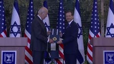 Joe Biden awarded Israeli Presidential Medal of Honour