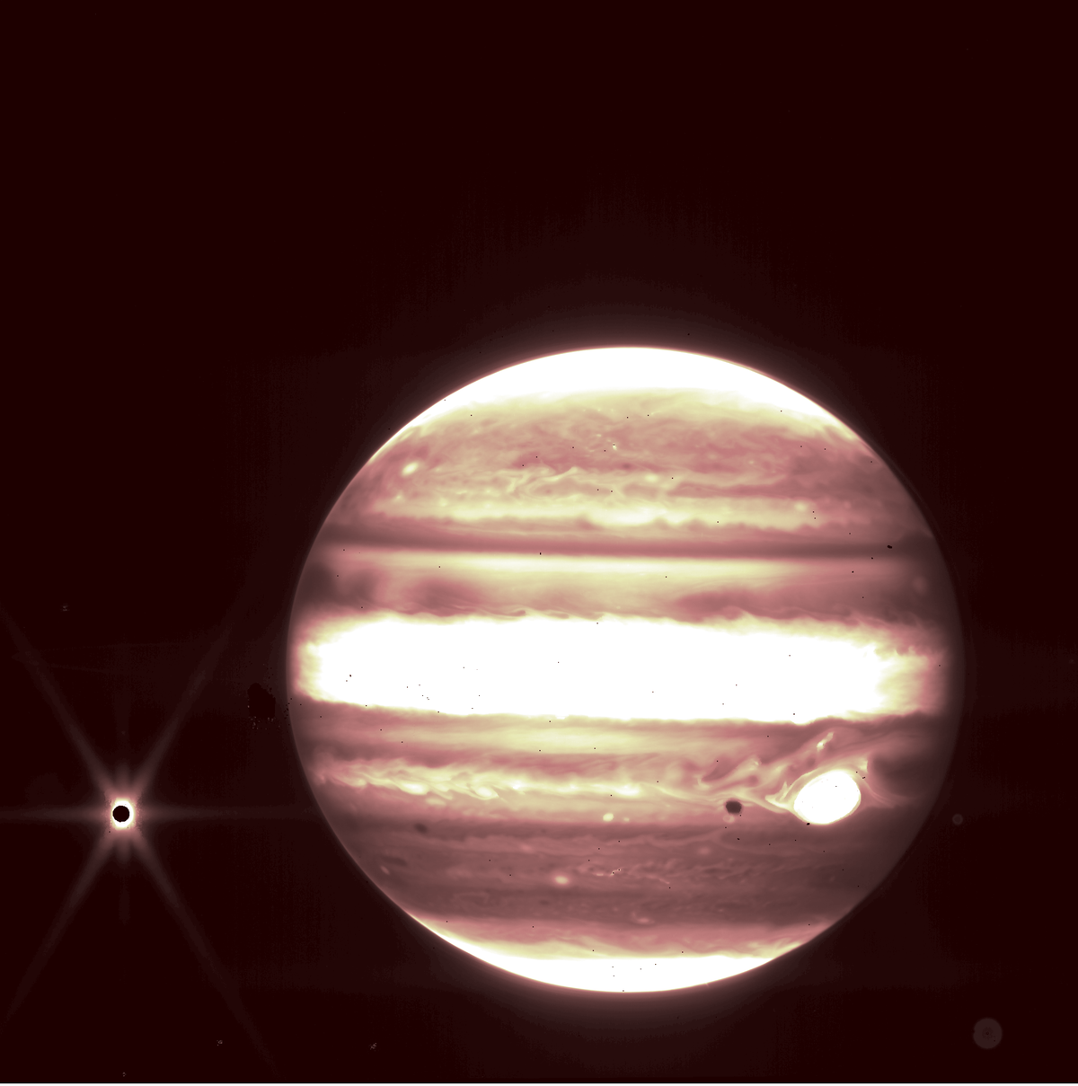 Nasa releases first Webb Telescope images of Jupiter