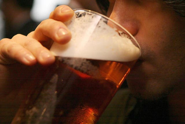 <p>More than a shot glass of beer poses health risks, researchers found </p>