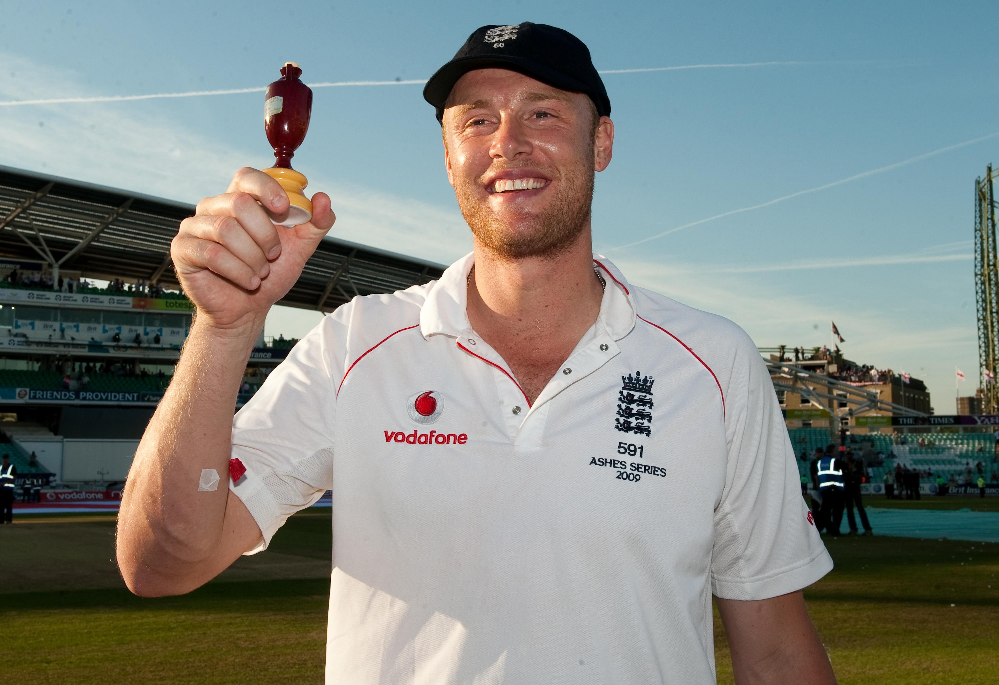Flintoff’s Test career ended with Ashes victory over Australia. (Gareth Copley/PA)