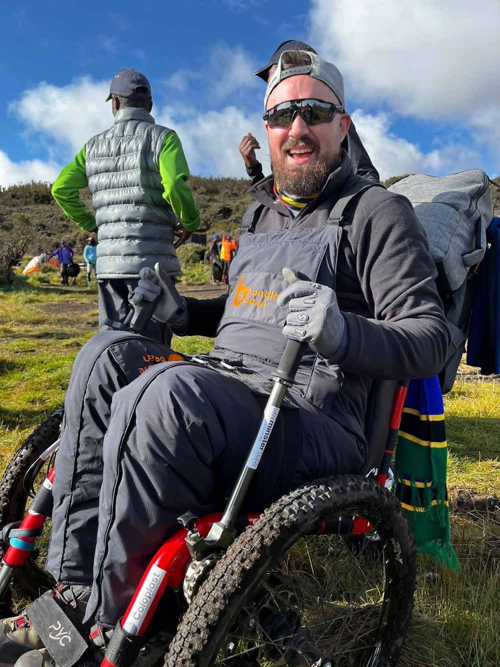 Martin bought a mountain trike which he used to climb the mountain. (Collect/PA Real Life)