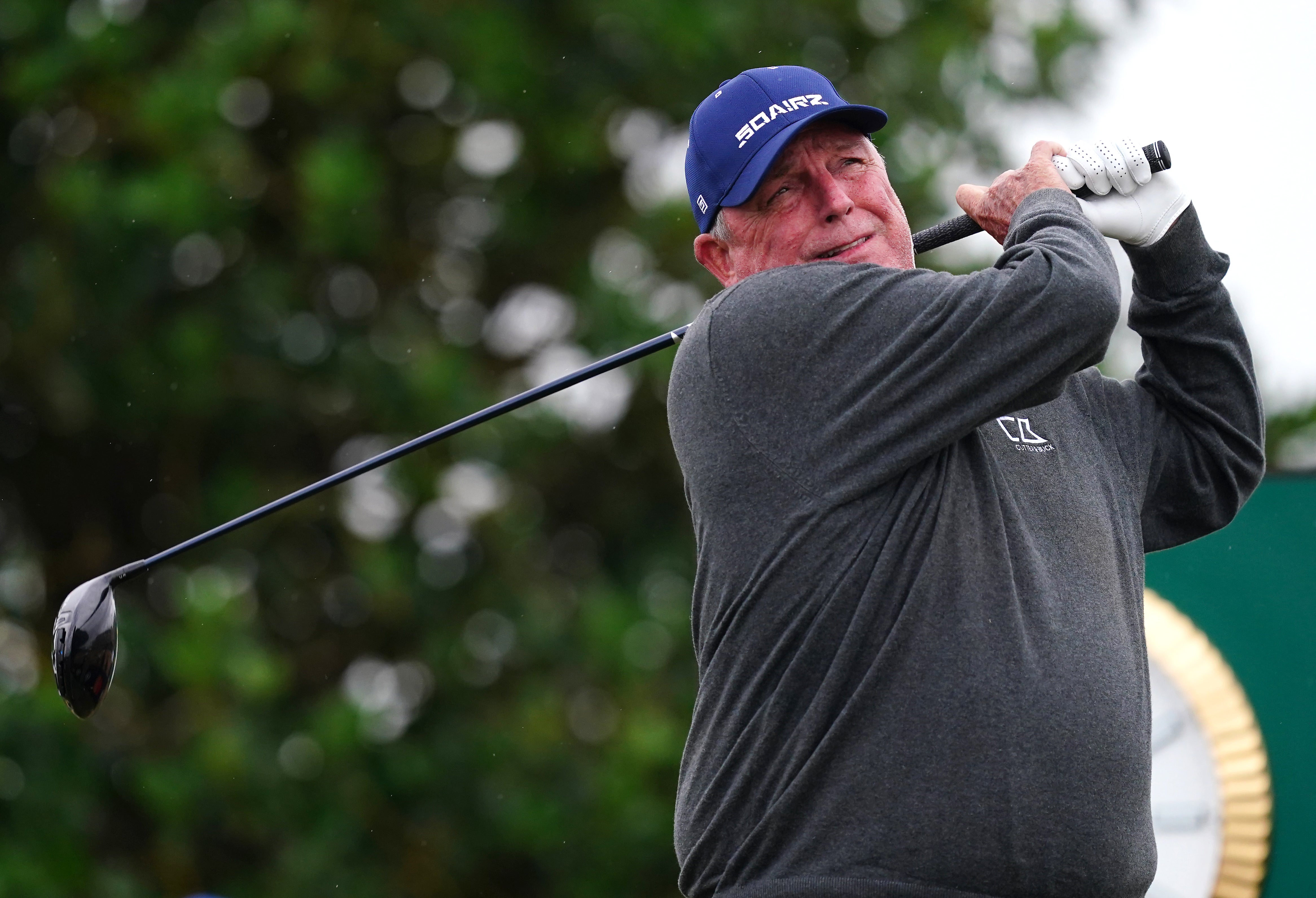 Former winner Mark Calcavecchia was among the early starters on day two of the 150th Open (David Davies/PA)