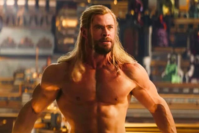 <p>Chris Hemsworth in ‘Thor: Love and Thunder’</p>