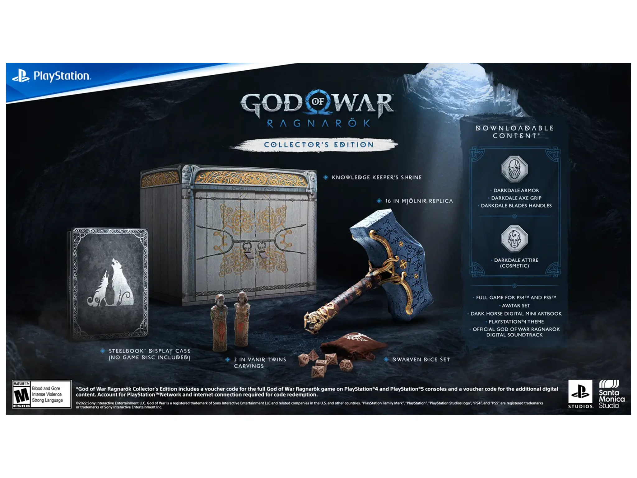 God of War Ragnarök - Edição de Lançamento - PlayStation 4 - Top