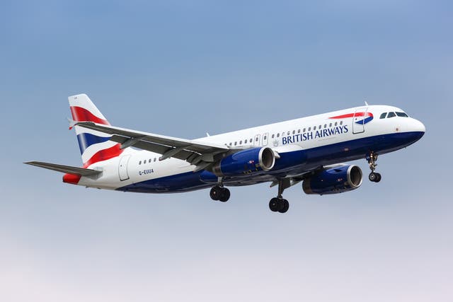 <p>A BA A320</p>