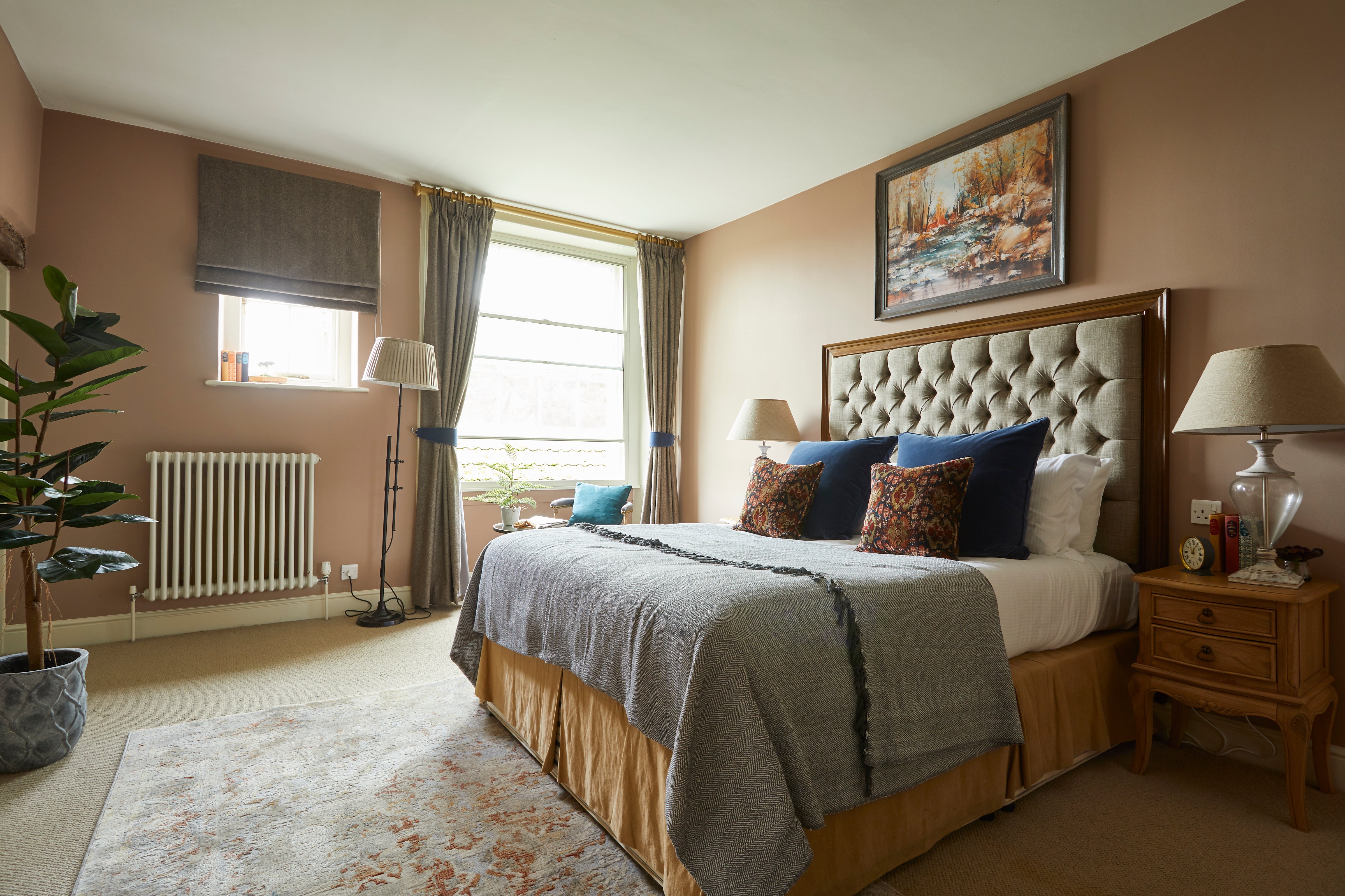 Look forward to gorgeously styled rooms, with patterned wallpaper and velvet upholstery