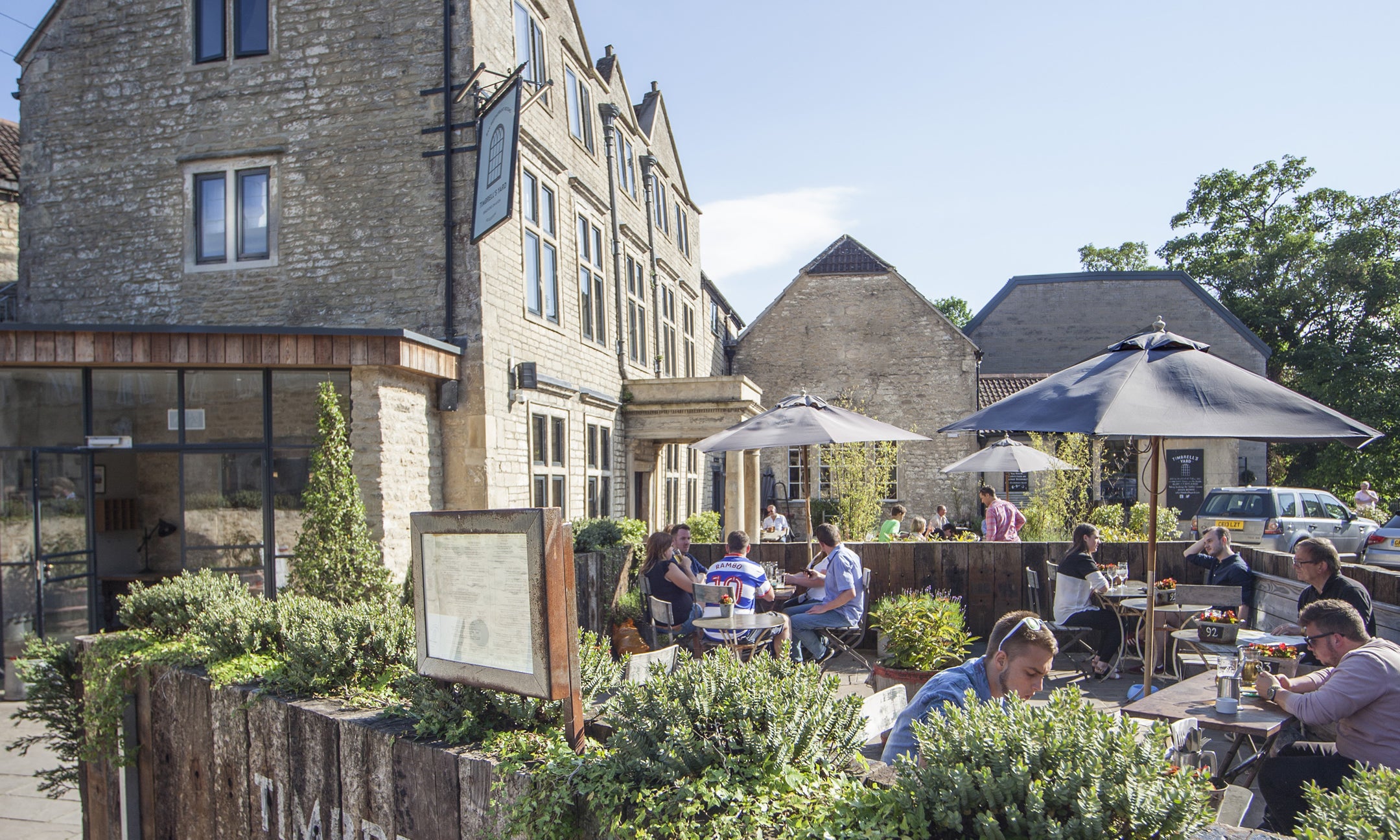 The Grade II-listed building has 17 rooms, plus a large, industrial-style restaurant