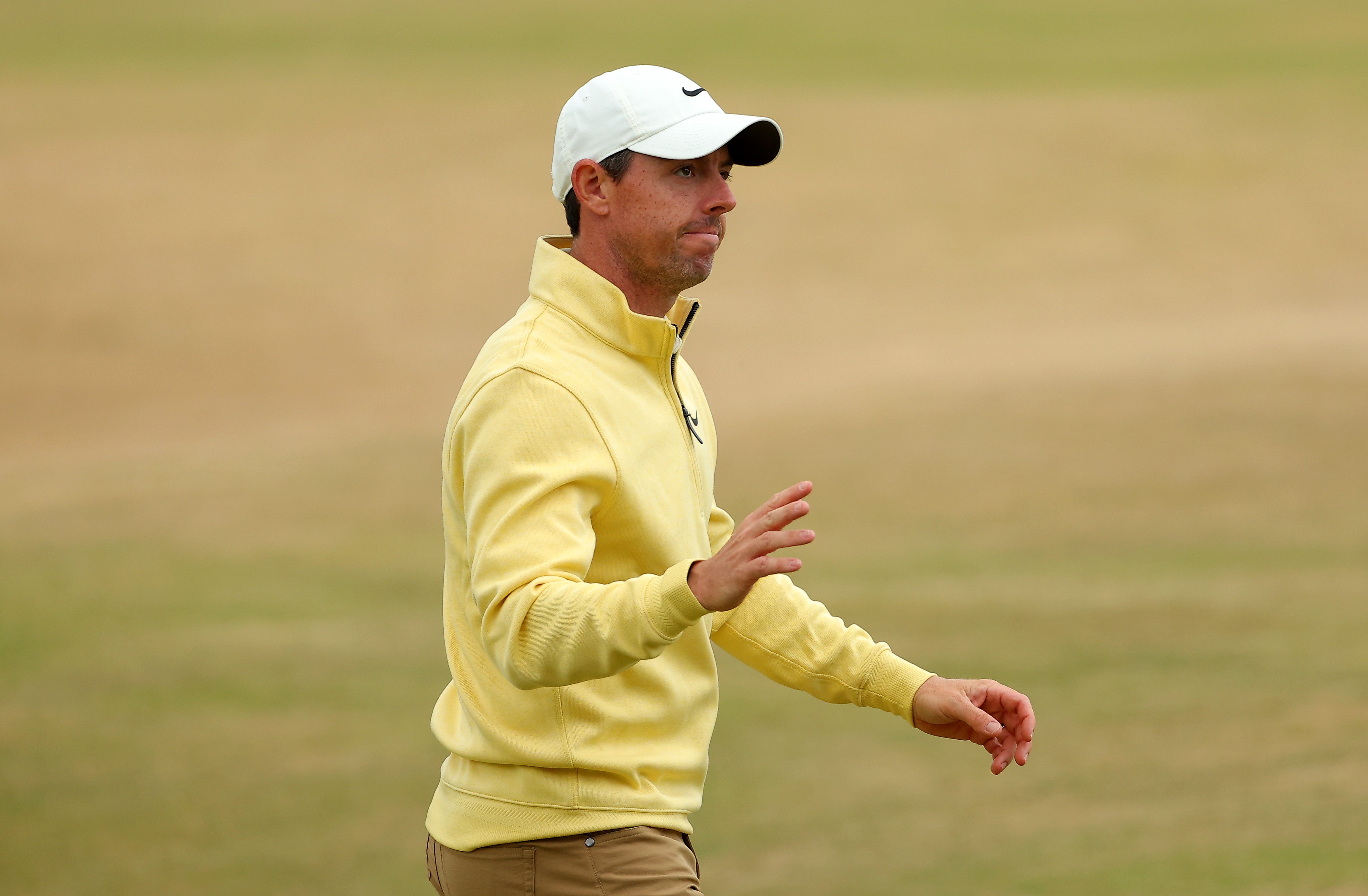Rory McIlroy had a good day at St Andrews despite the mishap