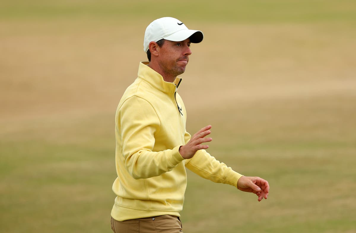 Rory McIlroy fractures fan’s hand with wayward drive at the Open