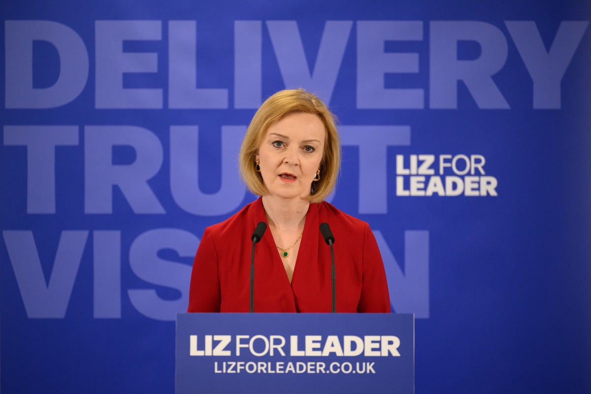 Tory leadership contender Liz Truss announces she would axe planned hike in corporation tax