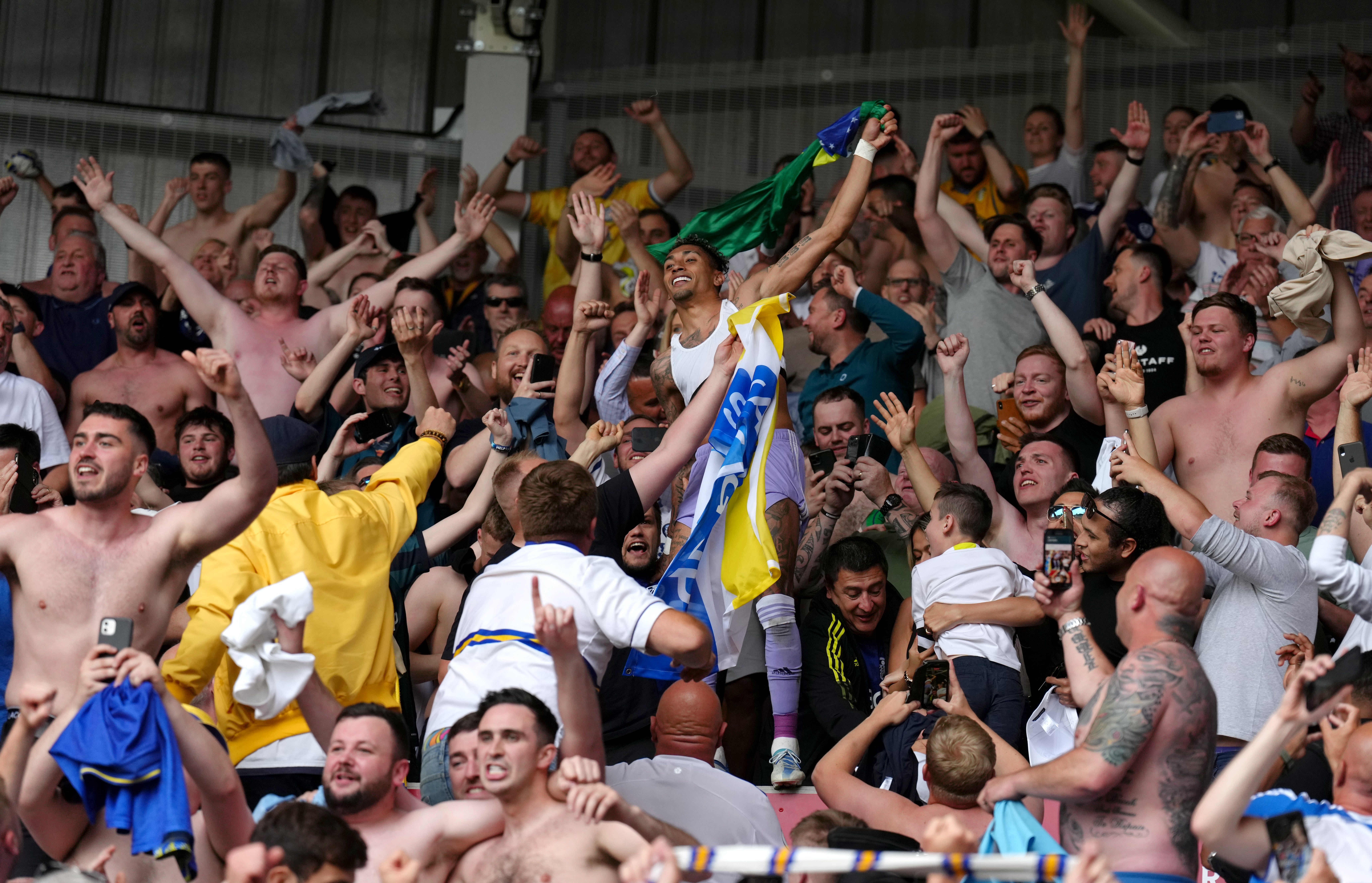 Raphinha became a fans’ favourite during his time at Elland Road (John Walton/PA)