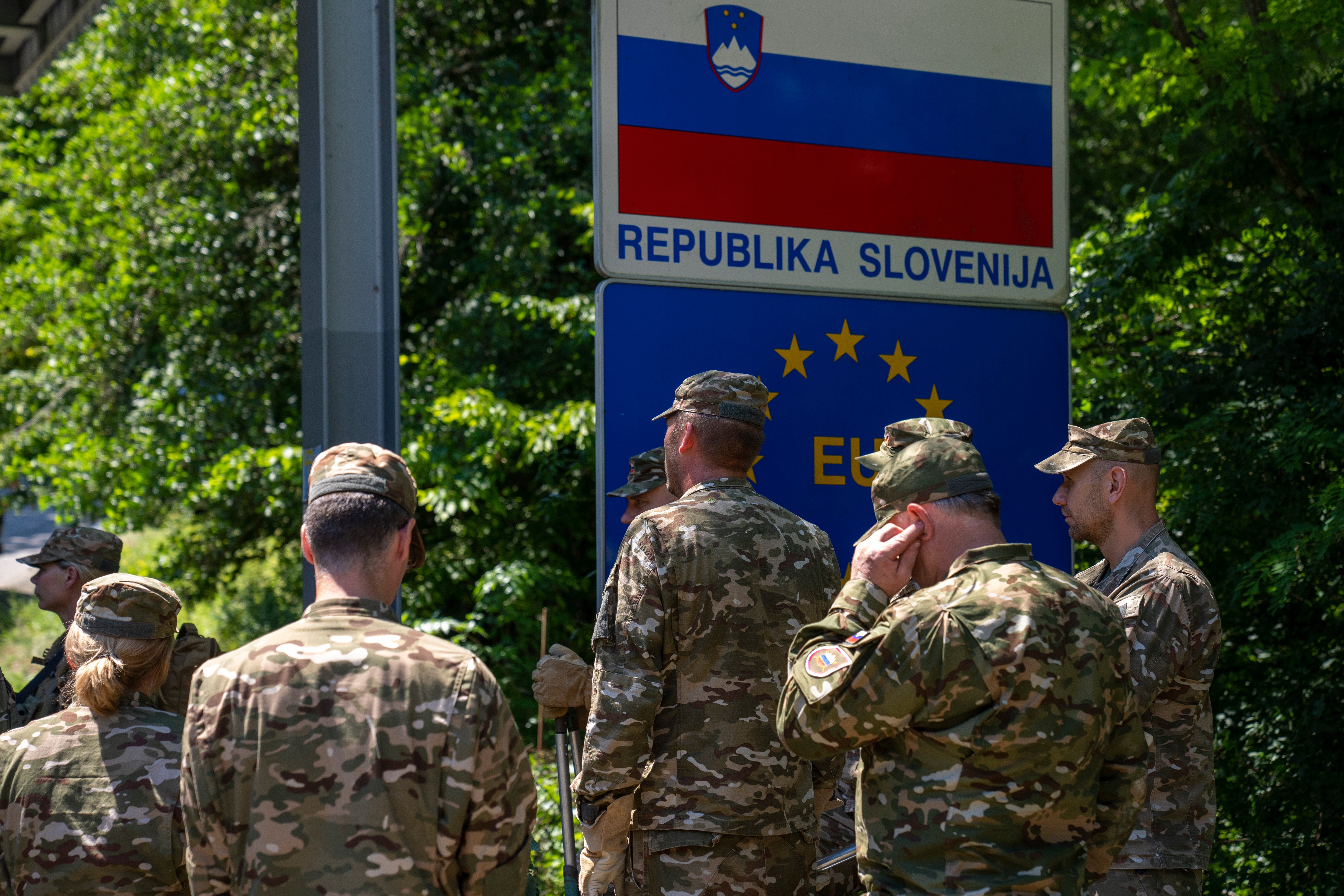 Slovenia Migration Fence