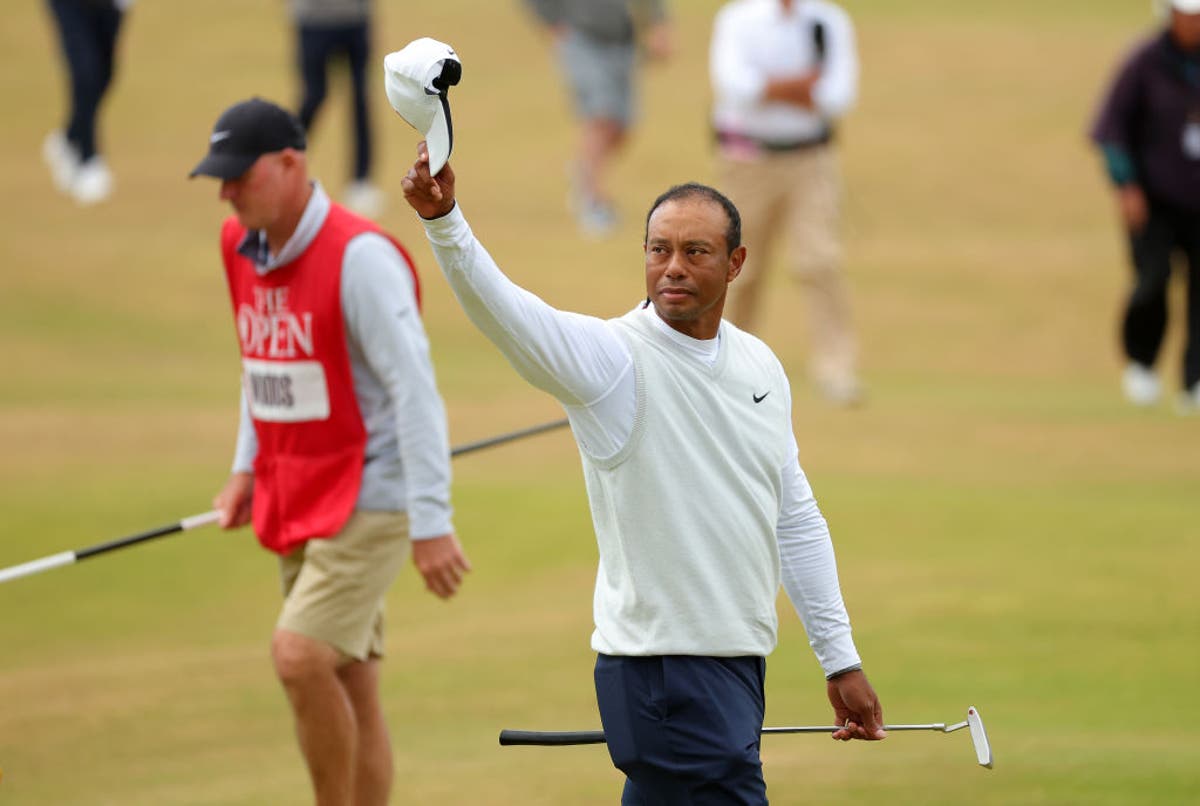 Tearful Tiger Woods accepts he is unlikely to play another Open at St Andrews