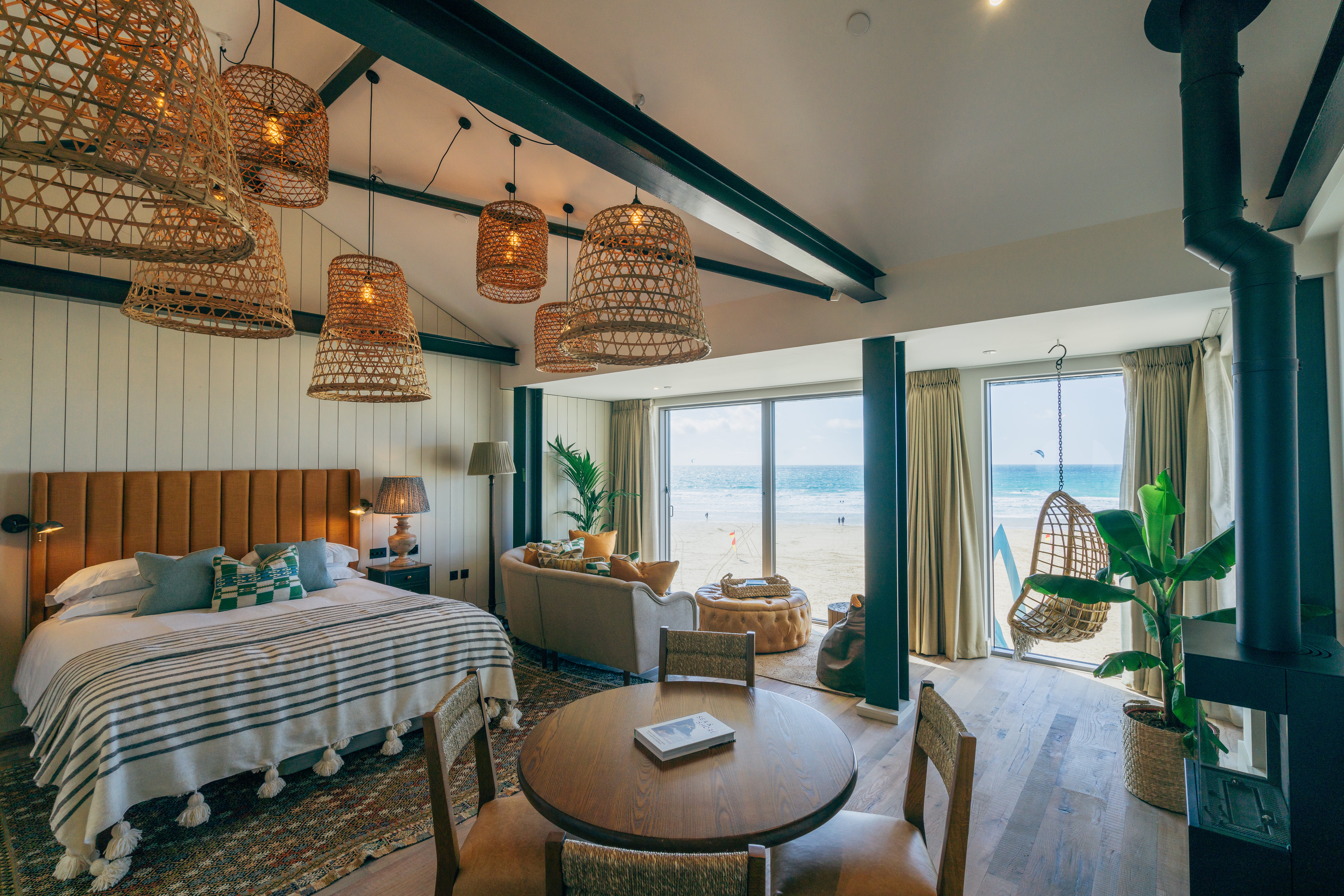 You can request a dog bed as a delightful addition to this beachside room