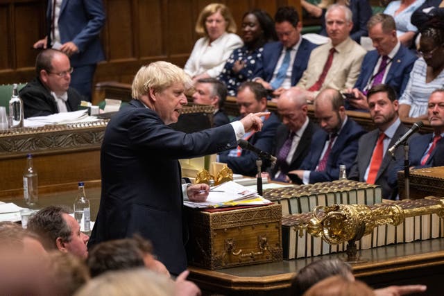 <p>Boris Johnson’s last PMQs will take place on Wednesday </p>