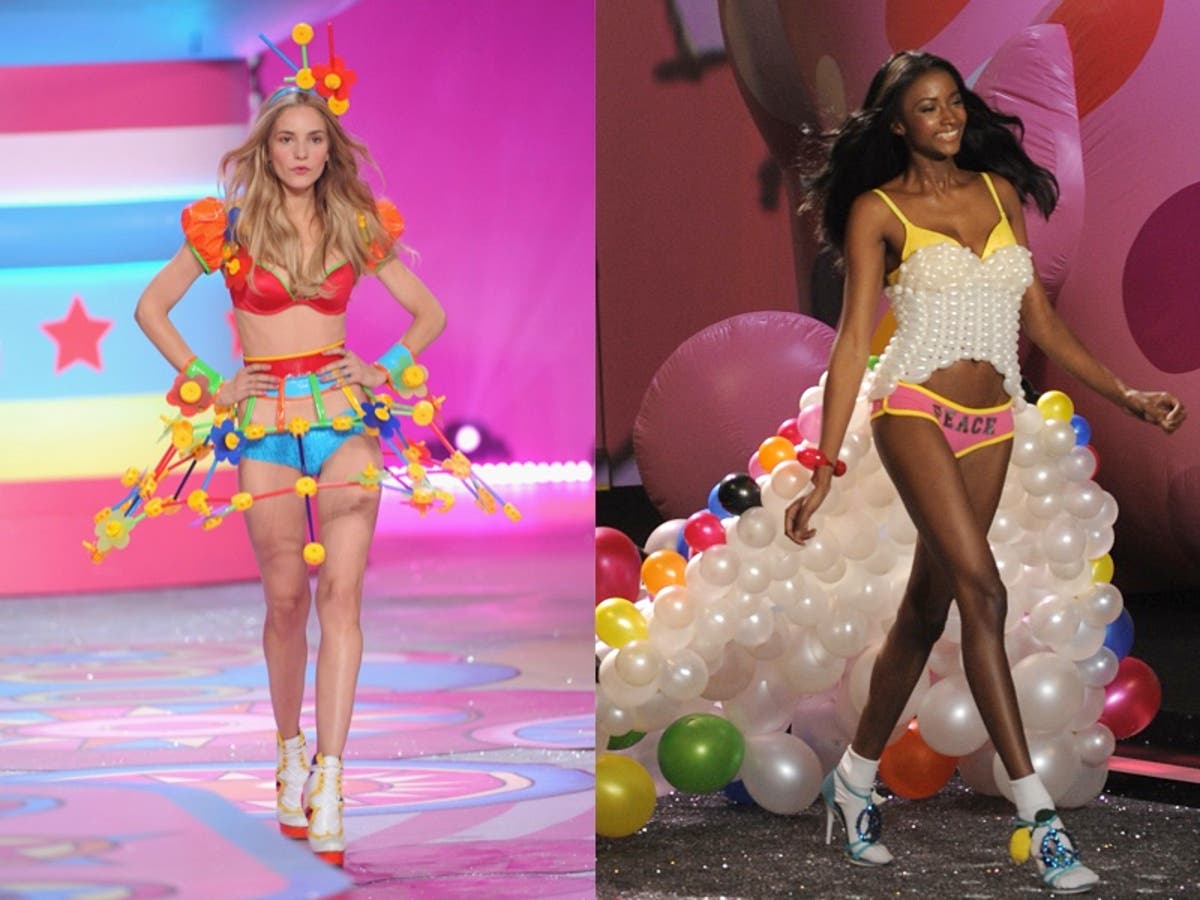 Little girls model lingerie in 'Victoria's Secret'-style show