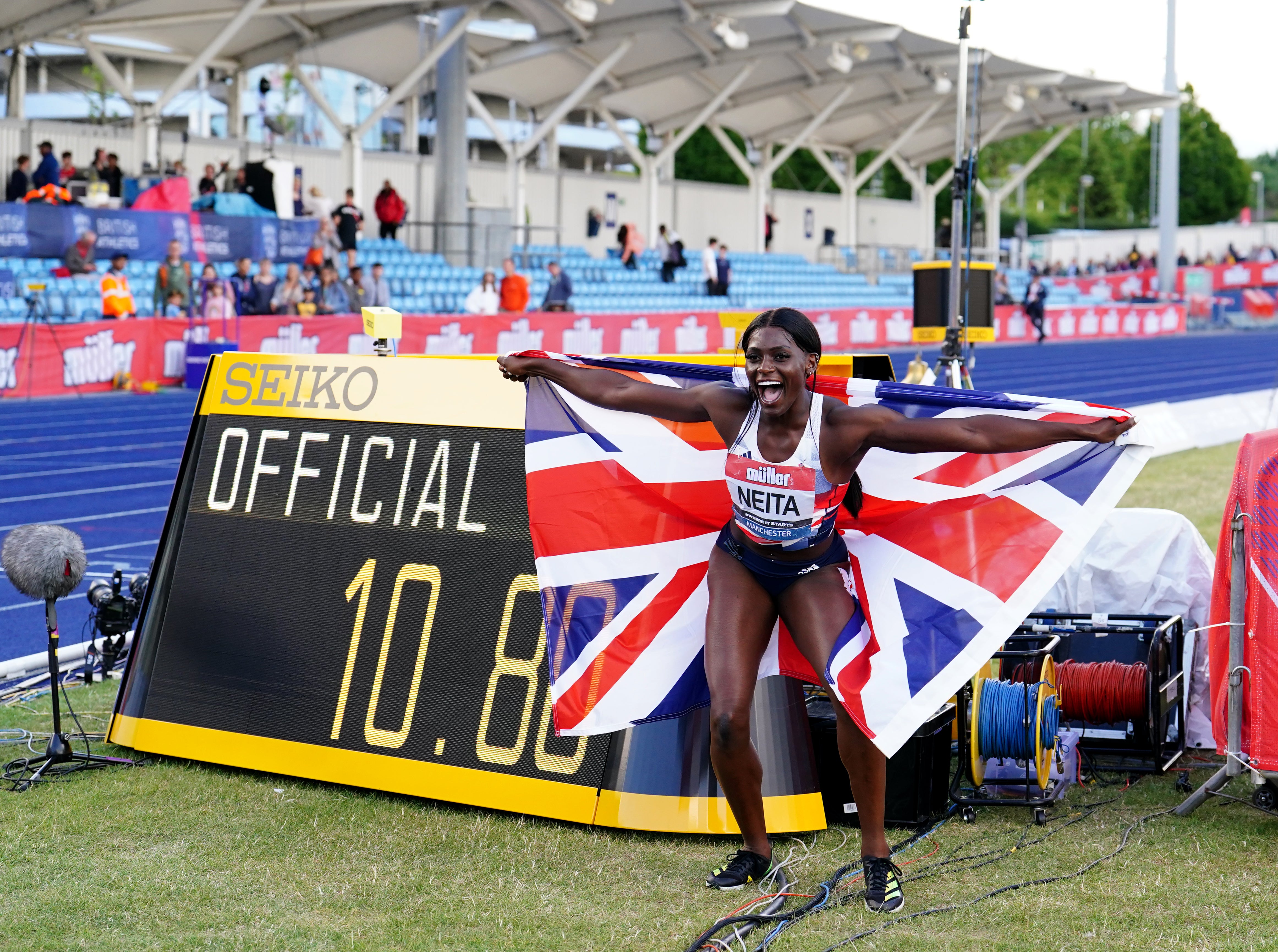 Daryll Neita moved to Italy from Florida to train (Martin Rickett/PA)