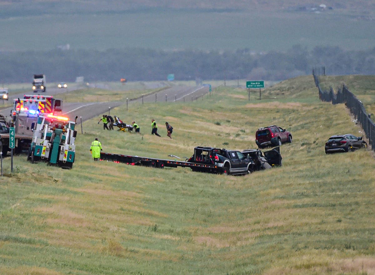 6 people die after storm causes Montana highway pileup The Independent