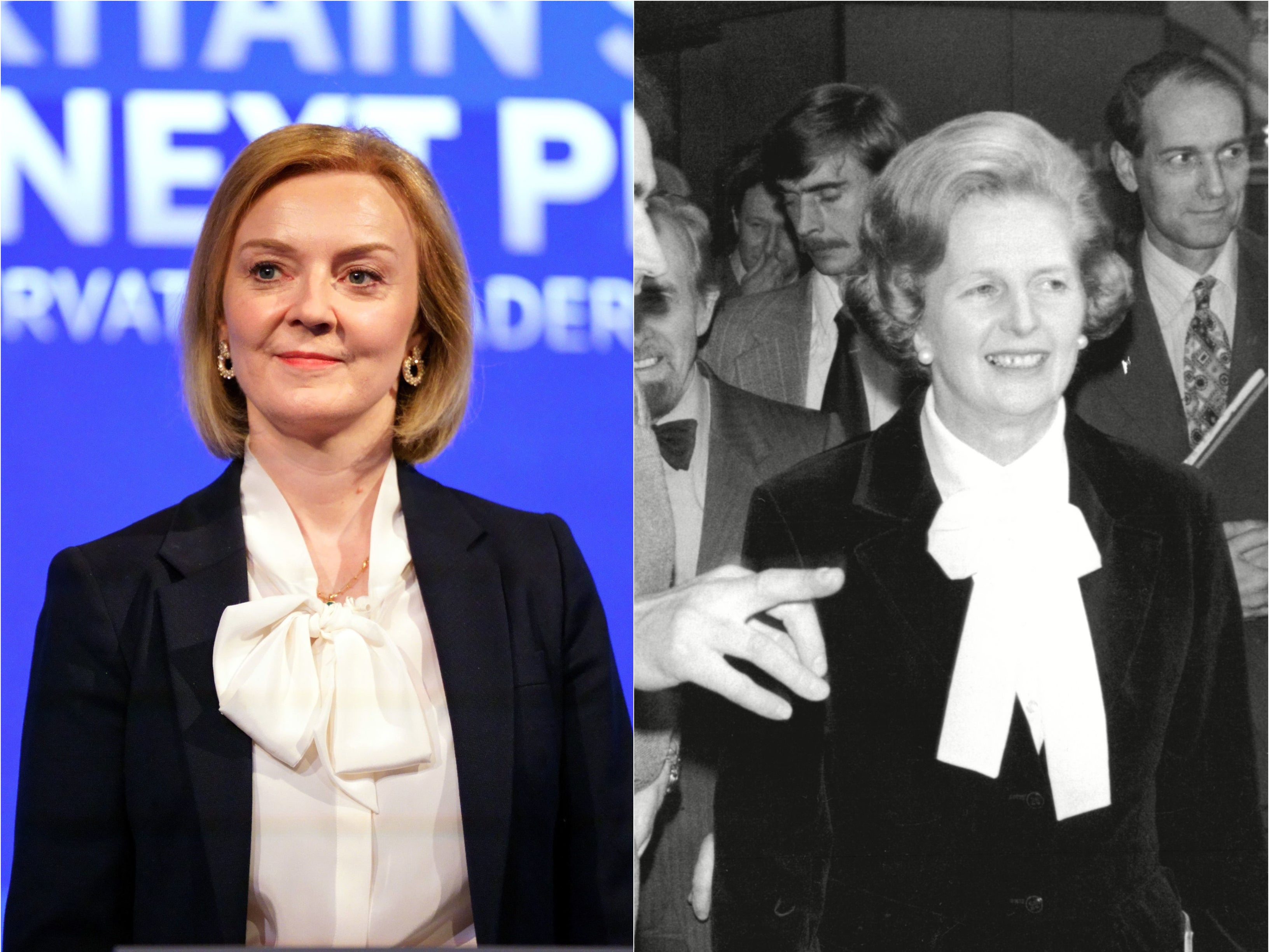 <p>Liz Truss appeared to channel Margaret Thatcher’s style</p>