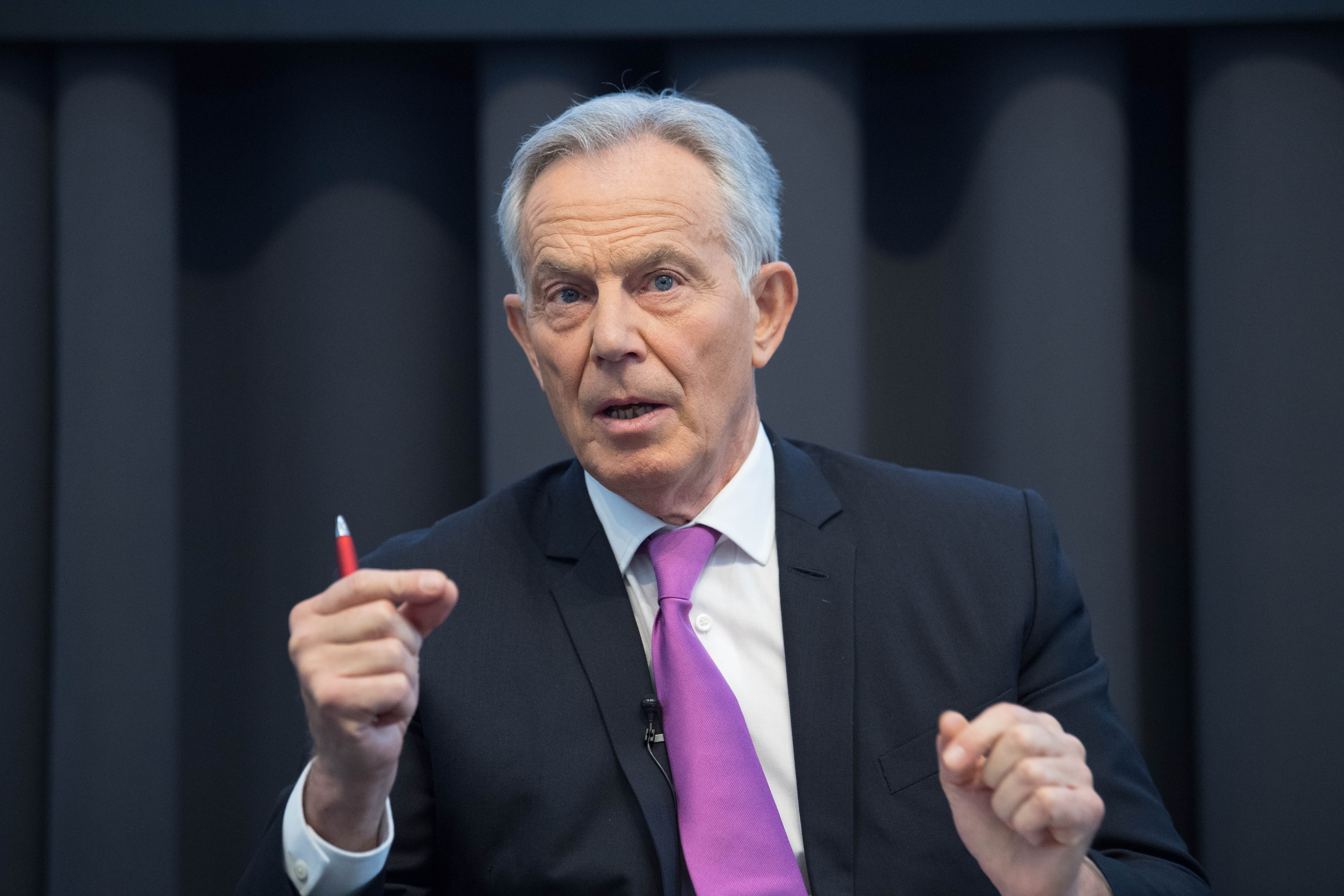 Sir Tony Blair called on the West to act against a strengthening China (Stefan Rousseau/PA)