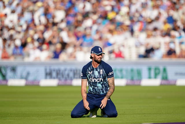 England’s Reece Topley expects the away support to have a big effect on the game (Zac Goodwin/PA)