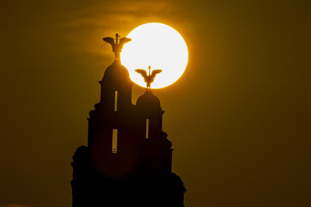 Warmer weather is predicted for Sunday ahead of the heatwave next week (Peter Byrne/PA)