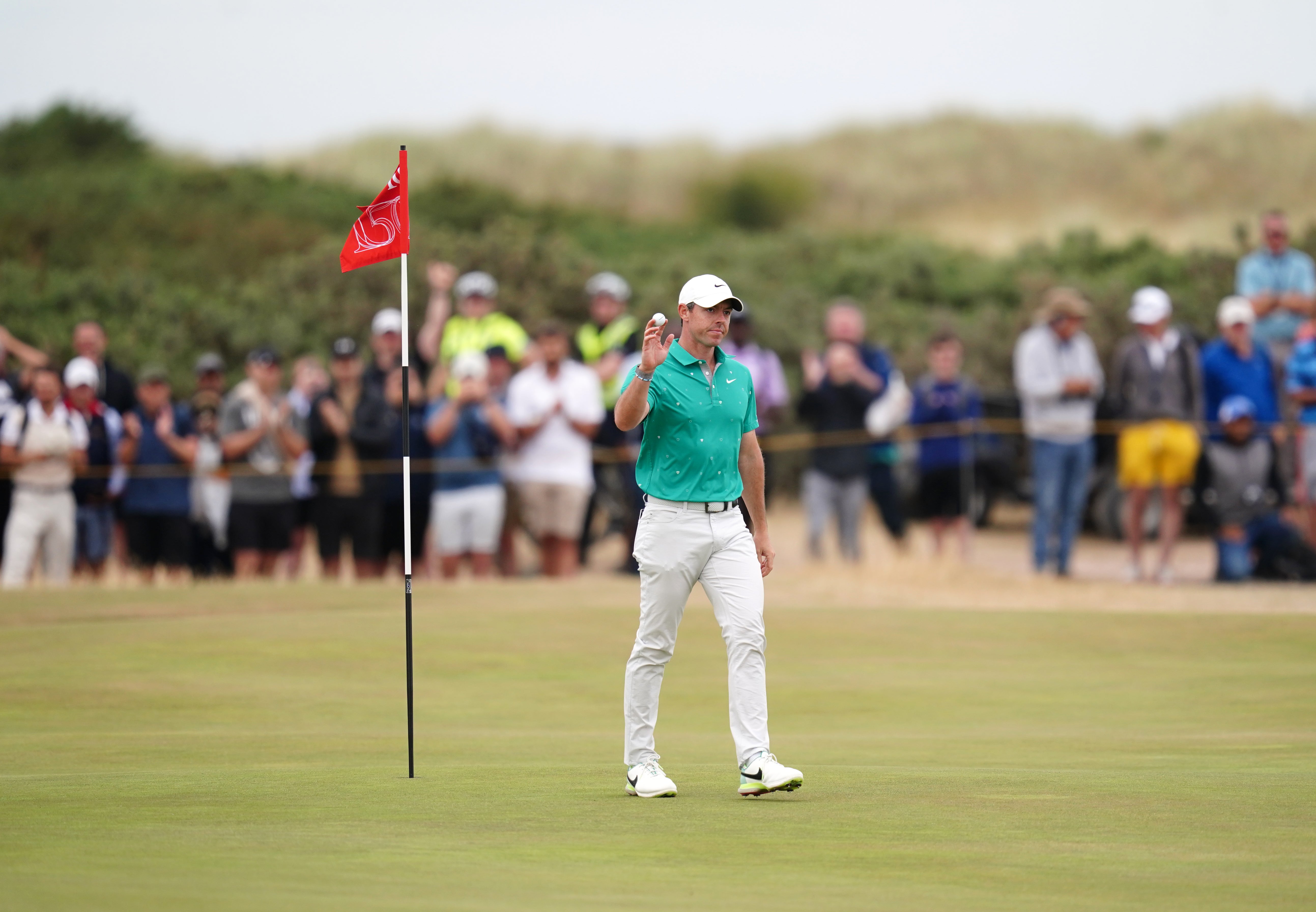 Rory McIlroy is chasing a fifth major title at St Andrews (Jane Barlow/PA)