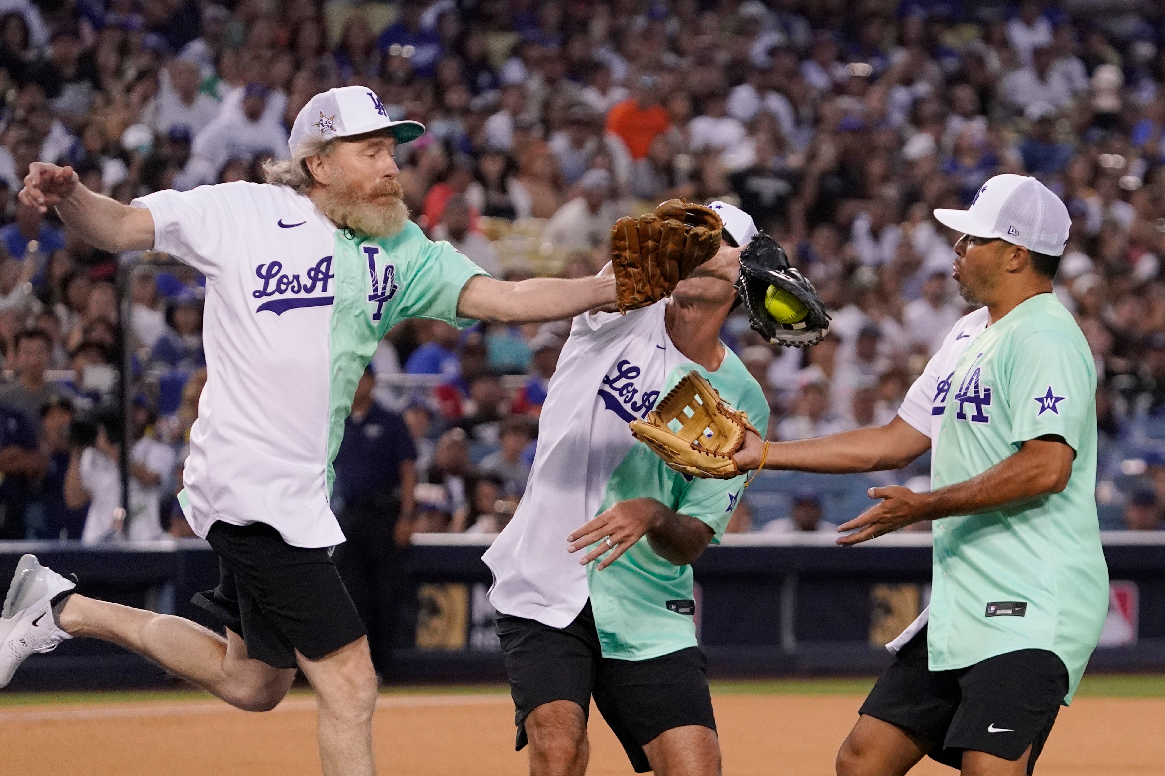 APTOPIX MLB All Star Celebrity Softball