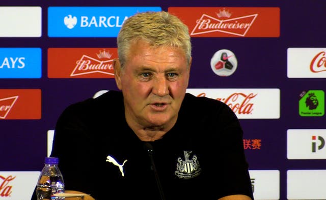 Steve Bruce returned home to Newcastle on this day in 2019 (Andy Hampson/PA)