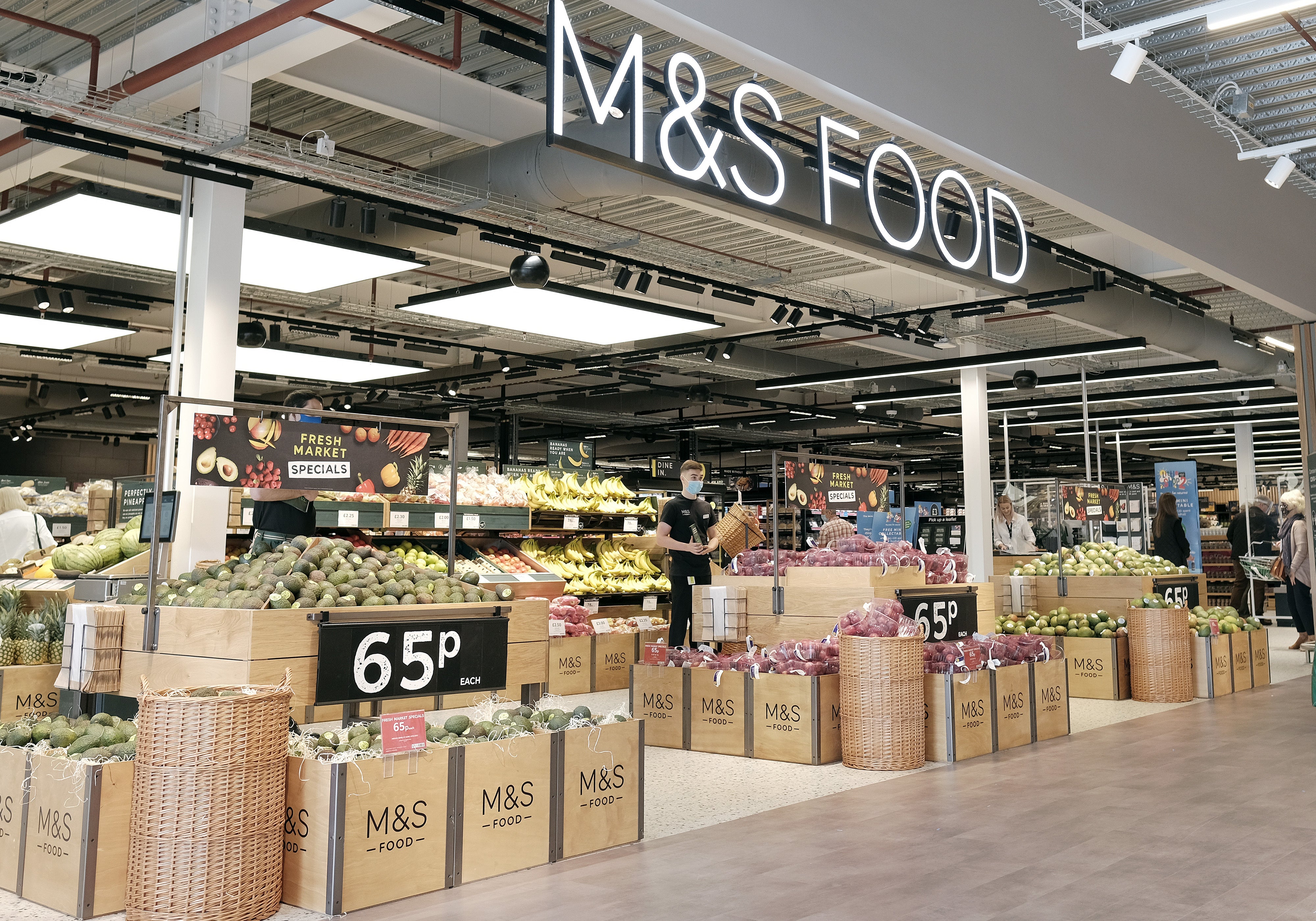 Marks & Spencer is to remove best-before dates from more than 300 fruit and vegetable products in a bid to reduce food waste (Marks & Spencer/PA)