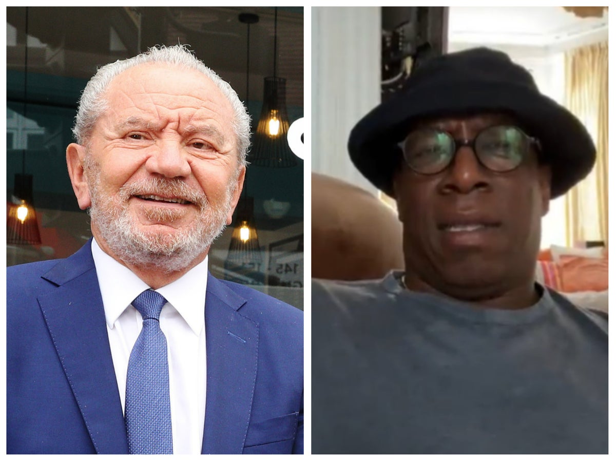 Alan Sugar responds after Ian Wright accuses him of ‘f***ing foolishness’