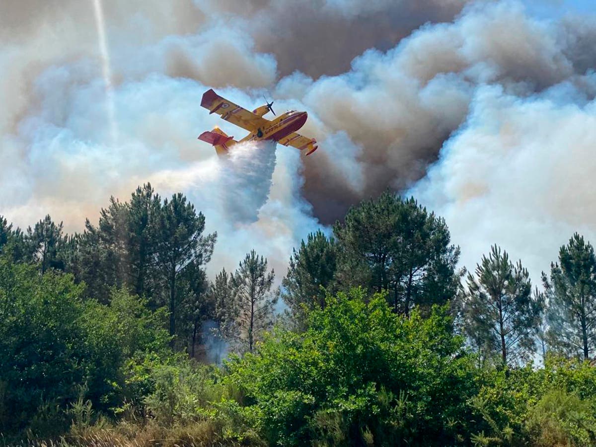 Fires scorch France, Spain; temperature-related deaths soar