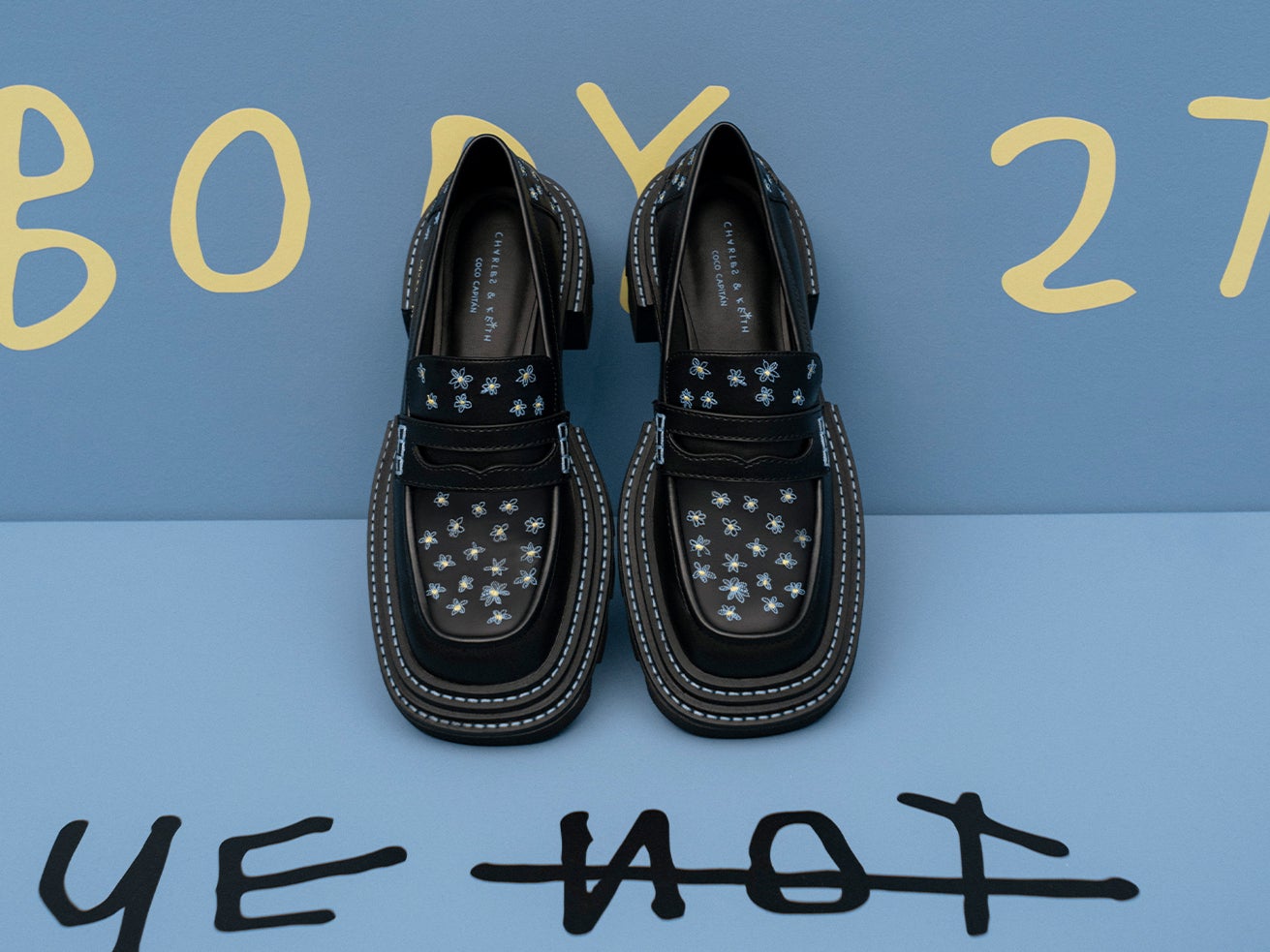 Charles & Keith X Coco Capitan penny loafers