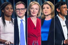 Tory leadership – live: Truss, Mordaunt and Badenoch fight for second place at today’s vote