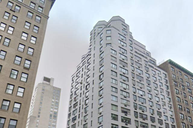 <p>A view of 920 Park Avenue , the luxury apartment building where Karim Mack lived</p>