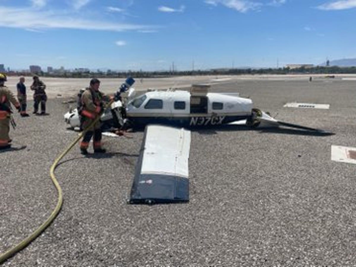 Four people killed when two small planes collide mid-air near Las Vegas