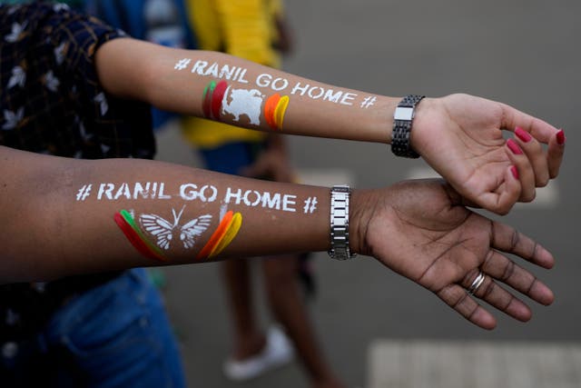 SRI LANKA-PROTESTAS