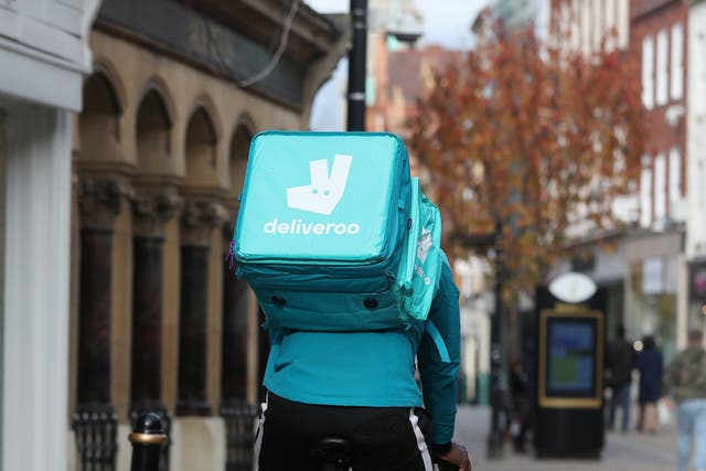 Deliveroo has slashed its annual sales outlook as it revealed waning demand for takeaways as the cost-of-living crisis starts to bite (David Davies/PA)