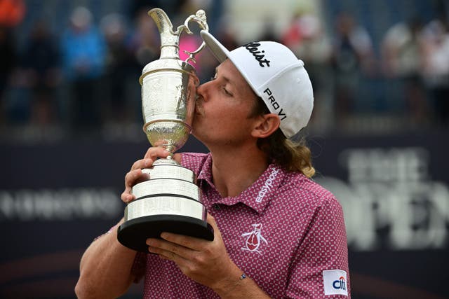 <p>Cameron Smith claimed the Claret Jug at St Andrews </p>