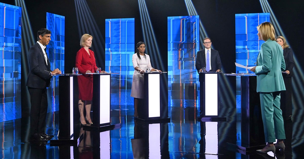 The Tory leadership candidates clashed on taxes in their second TV debate